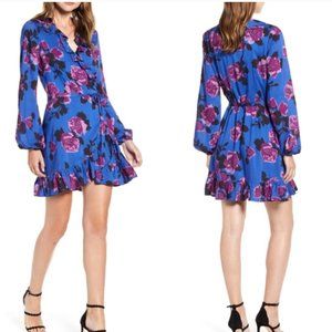 Paige Women’s Shawna Ruffle Floral Wrap Dress